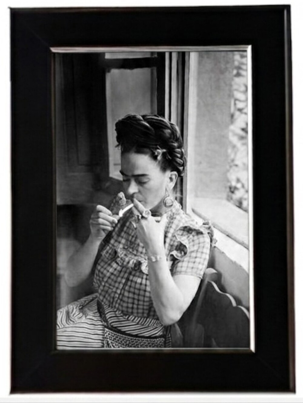 Frida Kahlo Mexican painter art Fem  contemporary home decor frame photo print